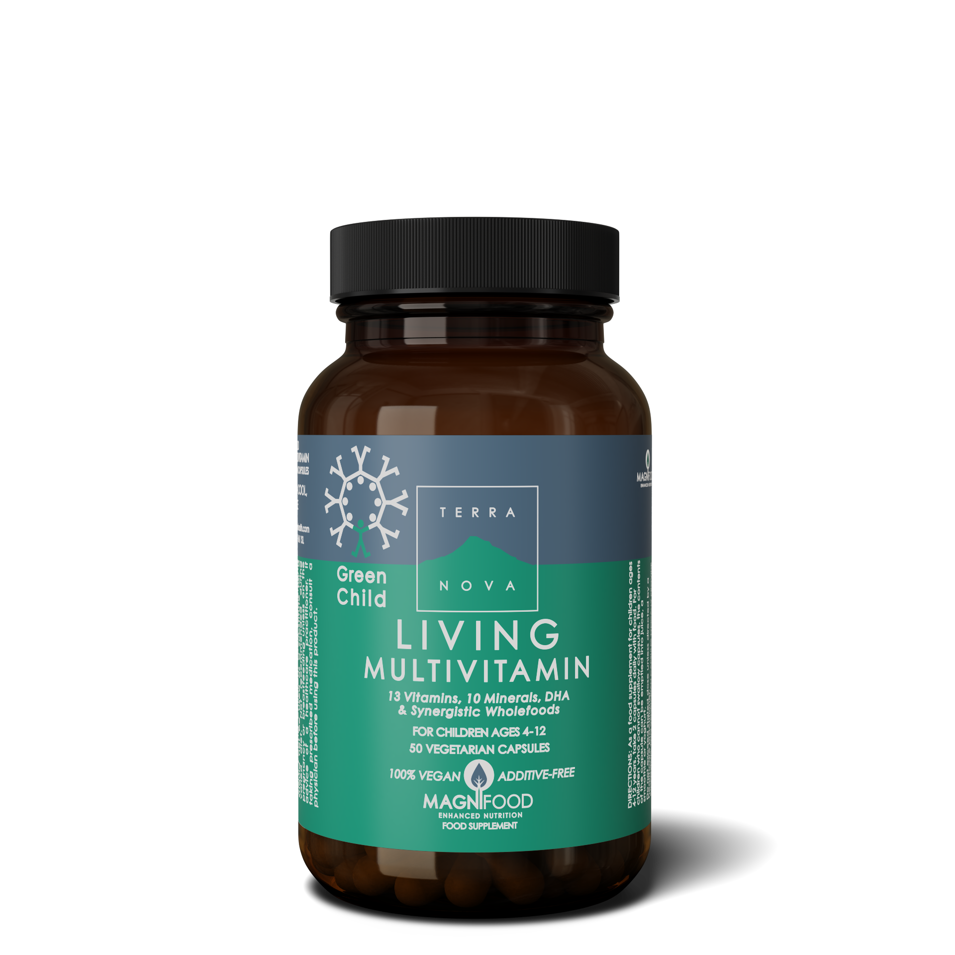 Terranova Green Child Living Multivitamin, 100 kaps.