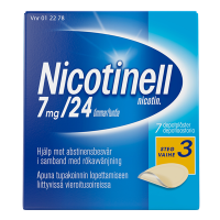 NICOTINELL 7 mg/24 h 7 kpl depotlaastari