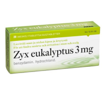 ZYX EUKALYPTUS 3 mg 20 fol imeskelytabletti