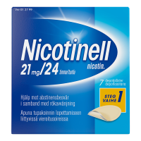 NICOTINELL 21 mg/24 h 7 kpl depotlaastari