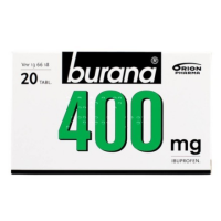 BURANA 400 mg 20 fol tabletti, kalvopäällysteinen