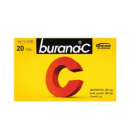 BURANA-C 400/300 mg 20 fol tabletti, kalvopäällysteinen