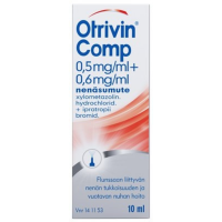 OTRIVIN COMP 0,5/0,6 mg/ml 10 ml nenäsumute, liuos Freepod-pumppu