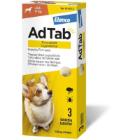 AdTab 225 mg 3 fol purutabletti koiralle (> 5,5–11 kg)