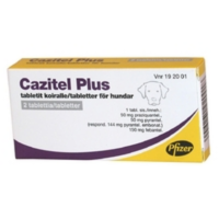 Cazitel Plus 50 mg / 144 mg / 150 mg 2 kpl tabletti