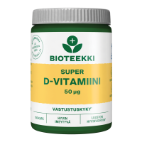 Bioteekin Super D-vitamiini 50 mikrog 100 kaps