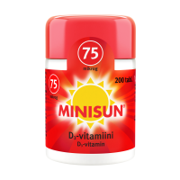 Minisun D-vitamiini 75 mcg 200 tabl