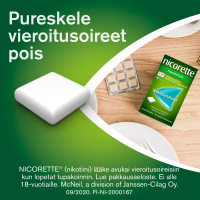 Nicorette Fruitmint 2 mg 105 kpl lääkepurukumi