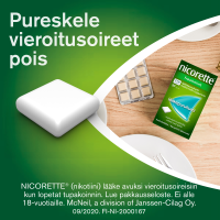 Nicorette Fruitmint 2 mg 210 kpl lääkepurukumi