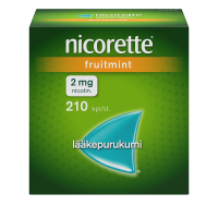 Nicorette Fruitmint 2 mg 210 kpl lääkepurukumi