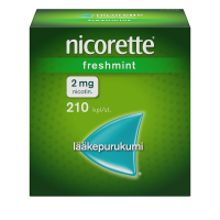 Nicorette Freshmint 2 mg 210 kpl lääkepurukumi