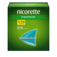 Nicorette Freshmint 4 mg 210 kpl lääkepurukumi