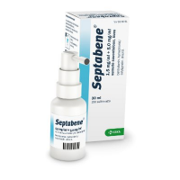 SEPTABENE 1,5/5 mg/ml 30 ml sumute suuonteloon, liuos suihkepullo