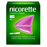 Nicorette Inhalaattori 10 mg 42 inhalaatiokapselia