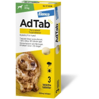 AdTab 450 mg 3 fol purutabletti koiralle (> 11–22 kg)