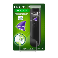 Nicorette Freshmint 1 mg/annos 150 annosta sumute suuonteloon