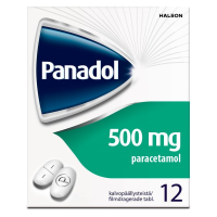 PANADOL 500 mg 12 fol tabletti, kalvopäällysteinen