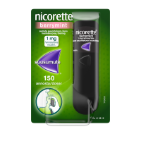 Nicorette Berrymint 1 mg/annos 150 annosta sumute suuonteloon, liuos