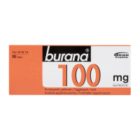 BURANA 100 mg 30 fol purukapseli, pehmeä