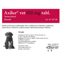 Axilur 500 mg 10 fol vet tabl