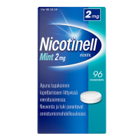 NICOTINELL MINT 2 mg 96 fol imeskelytabletti