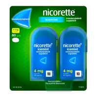 NICORETTE ICEMINT 4 mg 80 kpl imeskelytabletti