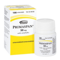 PRIMASPAN 50 mg 100 kpl enterotabletti