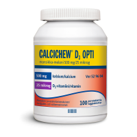 CALCICHEW D3 OPTI MANSIKKA-MELONI 500 mg/25 mikrog 100 kpl purutabletti