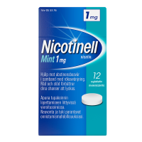 NICOTINELL MINT 1 mg 12 fol imeskelytabletti