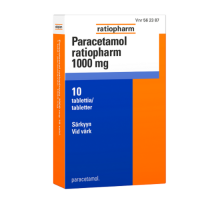 PARACETAMOL RATIOPHARM 1000 mg 10 fol tabletti