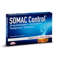 SOMAC CONTROL 20 mg 14 fol enterotabletti