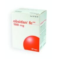 OBSIDAN FE++ 100 mg 50 fol kapseli, kova