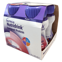 Nutridrink Compact Protein Sensations viilentävä marjanmakuinen 4x125 ml