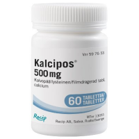 KALCIPOS 500 mg 60 kpl tabletti, kalvopäällysteinen