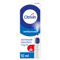 OTRIVIN SÄILYTYSAINEETON 1 mg/ml 10 ml nenäsumute, liuos