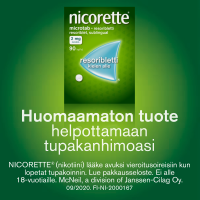 Nicorette Microtab 2 mg 90 kpl kielen alla hajoava tabletti