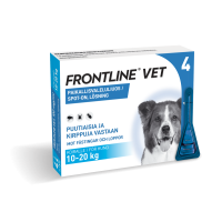 Frontline vet 100 mg/ml 4 x 1.34 ml paikallisvaleluliuos