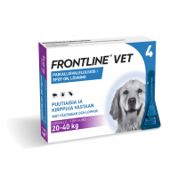 Frontline vet 100 mg/ml 4 x 2.68 ml paikallisvaleluliuos