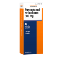 PARACETAMOL-RATIOPHARM 500 mg 30 fol tabletti