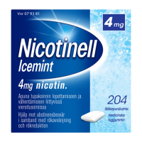 Nicotinell Icemint 4 mg 204 kpl lääkepurukumi