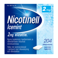 Nicotinell Icemint 2 mg 204 kpl lääkepurukumi