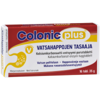 Colonic plus Vatsahappojen tasaaja 16 tabl