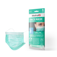 Medrull Face Mask kirurginen kasvonsuoja 5 kpl