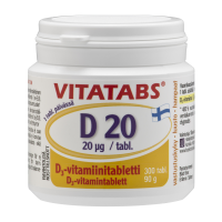 Vitatabs D20 300 tabl