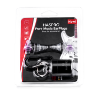 Haspro PURE MUSIC silikonikorvatulpat 1 pari