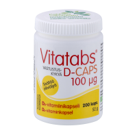 Vitatabs D-Caps 100 mikrog 200 kaps