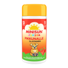 Minisun D-Vitamiini 10 mikrog Junior Nalle 100 purutabl mansikka