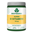 Bioteekin Super D-vitamiini 50 mikrog 100 kaps