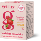 Gefilus Vadelma-mansikka purutabletti 30 kpl