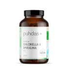 Puhdas+ Premium Chlorella & Spirulina 500 mg  300 tbl